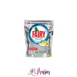 قرص ماشین ظرفشویی فیری پلاتینیوم fairy platinum بسته 43 عددی